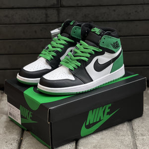 Air Jordan I / Nobuck Green - High