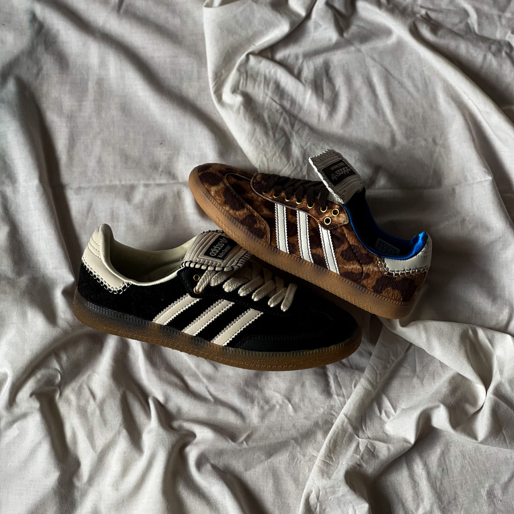 Adidas Samba /  Wales Bonne Pony Tonal Black - Leopard