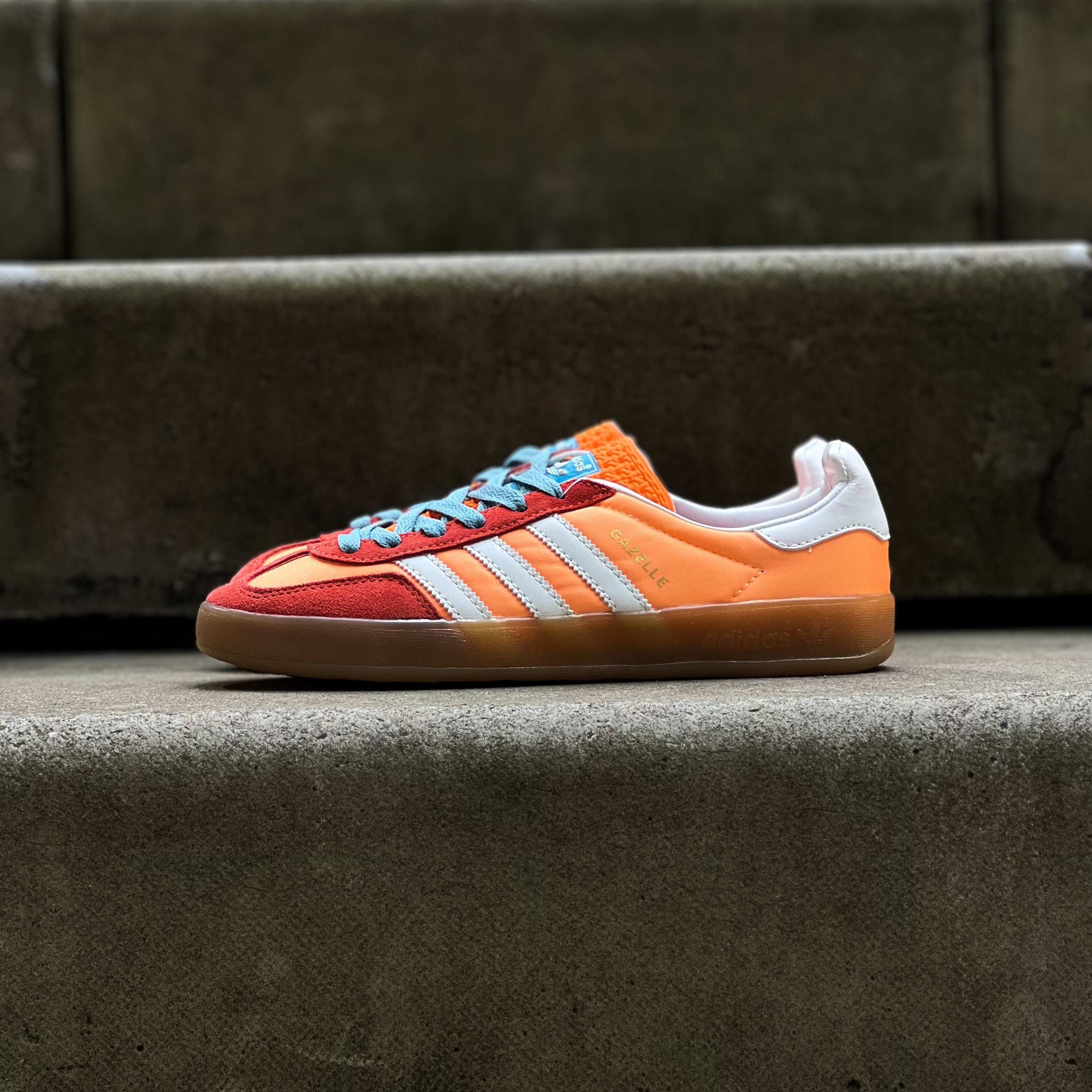 Adidas Gazelle / Preloved Blue - Beam Orange