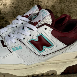 New Balance 550 / Burgundy Cyan