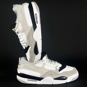 Air Jordan IV / RM White Grey - Low