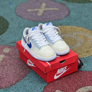 NIKE DUNK  / White Grey Royal Blue - Low