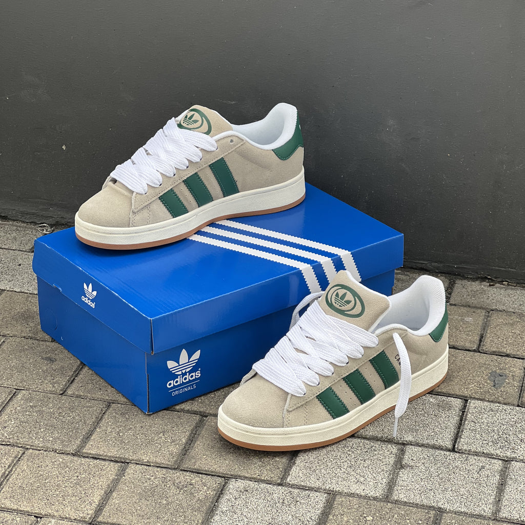 Adidas Campus 00's / Beige Dark Green