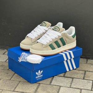 Adidas Campus 00's / Beige Dark Green